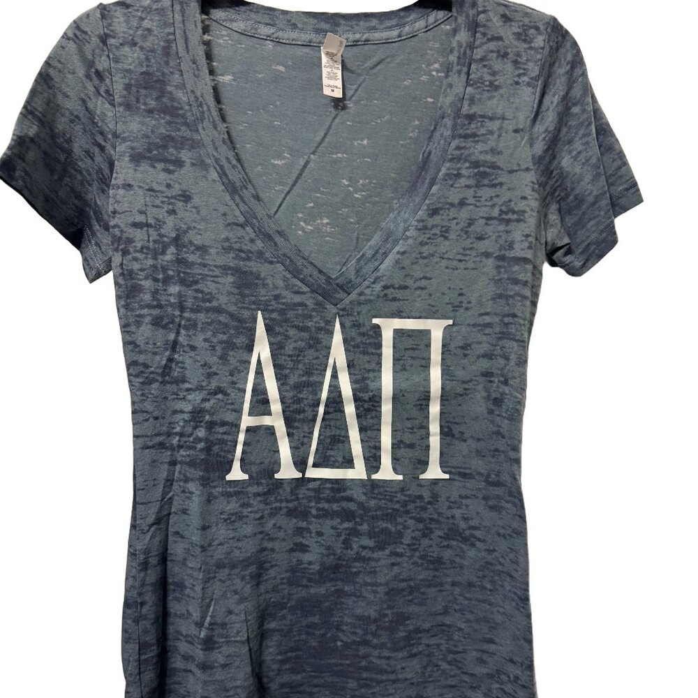 ADPi Alpha Delta Pi Sorority Greek Life American Apparel Women's Tee Shirt, Med